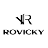 Pionowy, dwukolorowy portfel męski ze skóry naturalnej - Rovicky