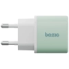 Ładowarka sieciowa Bazic GoPort Velox    Kit USB-C/USB-A GaN 35W z kablem zielony