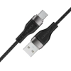 Kabel Acefast C11-04 USB-A - USB-C 3A 1,2 m w magnetycznym oplocie - czarny