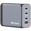 Verbatim Ładowarka sieciowa GaN 200W3xUSB-C/USB-A + Adapter EU/UK/US GNC-200 32204