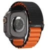 Pasek Pasek Spigen WBF1 na Apple Watch 44 / 45 / 46 / 49 mm - czarno-pomarańczowy