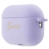 Guess GUAP2LSCHSU AirPods Pro 2 (2022/2023) cover purpurowy/purple Silicone Charm Heart Collection