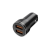 JELLICO ładowarka samochodowa F2S 3.1A 18W 2xUSB Czarny
