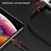 USAMS Kabel pleciony U33 lightning 1,2m2A Fast Charging niebieski/cyan SJ360USB02 (US-SJ360)