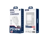 JELLICO ładowarka sieciowa EU53 PD 30W 1xUSB-C + kabel USB-C - Lightning Biały