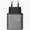 Ładowarka sieciowa Energea Ampcharge     GaN45 2xUSB-C PD/PPS/QC3.0 45W szary