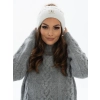 Czapka PTN HAT-06 biała elegancka do codziennego noszenia