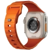 UNIQ pasek Stride Apple Watch Series1/2/3/4/5/6/7/8/9/SE/SE2/Ultra/Ultra 2 42/44/45/49mm FKM Rubber Strap pomarańczowy/volt orange