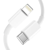 TECH-PROTECT C20W 2-PORT NETWORK CHARGER PD20W/QC3.0 + LIGHTNING CABLE WHITE
