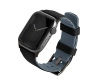 UNIQ pasek Linus Apple Watch Series1/2/3/4/5/6/7/8/9/SE/SE2/Ultra/Ultra 2 42/44/45/49mm. Airosoft Silicone czarny/midnight black