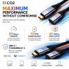CO2 KABEL PRZEDŁUŻACZ USB-C SZYBKIE ŁADOWANIE USB TYP C 4K 20GBPS 100W 1M