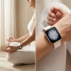 Smartwatch Gravity Różowe Złoto Pasek + Bransoleta GT44-1
