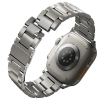 UNIQ pasek Osta Apple Watch 42/44/45/    49mm Series 1/2/3/4/5/6/7/8/9/10/SE/SE2/Ultra/Ultra 2 Stainless Steel srebrny/titanium silver