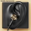 USAMS Słuchawki stereo EP-43 metalUSB-C ciemny zielony/dark green HSEP4302