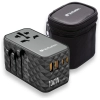 Verbatim Adapter podróżny EU/UK/US GaN2xUSB-A/2xUSB-C PD 100W UTA-06 czarny/black 32121