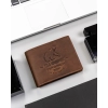 Duży, skórzany portfel męski z ozdobnym tłoczeniem - Peterson