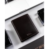 Portfel męski skórzany pojemny RFID skóra premium PETERSON na prezent
