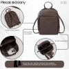 Plecak damski skórzany Paolo Peruzzi miejski elegancki mały