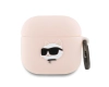 Karl Lagerfeld KLA4RUNCHP AirPods 4      cover różowy/pink Silicone Choupette Head 3D