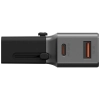 Adapter Energea TravelWorld 1A1C 25W     czarny gunmetal
