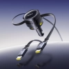Ładowarka samochodowa Baseus Enjoyment Max 90W 2 x kabel USB-C + USB-A + USB-C - czarna