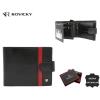 Duży portfel męski ze skóry naturalnej - Rovicky