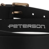 Pasek damski do spodni sukienki Peterson elegancki złota klamra wąski