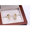 Złote kolczyki z diamentami 0,50ct na prezent eleganckie