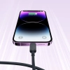 Kabel Joyroom Multi-Color Series A14 Lightning / USB-A 2.4A 1.2 m - czarny