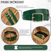 Pasek damski skórzany 90 cm do spodni elegancki klasyczny