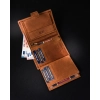 Nubukowy portfel męski z systemem RFID Protect — Peterson