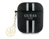 Guess GUA2P4RPSK AirPods 1/2 cover       czarny/black 4G Printed Stripes Charm