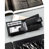 Portfel skórzany męski N0035L-GPL-BL BLACK