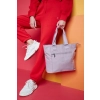 Nylonowy, pojemny shopper damski - Peterson