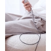 INNOSTYLE JAZZY KABEL USB LIGHTNING MFI SZYBKIEGO ŁADOWANIA DO IPHONE KEVLAR 2M CZARNY