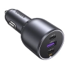 Ładowarka samochodowa UGREEN EC705, USB + 2x USB-C, 130W + kabel 1m 5A