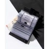 Eleganckie skórzane etui męskie na karty Rovicky RFID praktyczne portfel