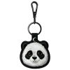 Nimmy Zestaw 3w1 torebka na telefon +    portfel + etui na lokalizator czarny/black Big Eyed Pet 2.0 Panda