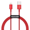Kabel USB do Lightning Baseus Superior Series, 2.4A, 1m (czerwony)