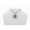 Wisiorek niedźwiadek z brylantami, złoto 18k, elegancki
