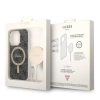 Zestaw Guess GUBPP14XH4EACSK Case+ Charger iPhone 14 Pro Max 6,7 czarny/black hard case 4G Print MagSafe