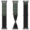 Pasek Pasek Spigen WBF1 na Apple Watch 44 / 45 / 46 / 49 mm - czarno-zielony
