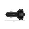TECH-PROTECT CC06 3-PORT CAR CHARGER PD72W + TRANSMITER FM BLUETOOTH BLACK