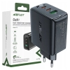 Acefast szybka ładowarka sieciowa GaN (2xUSB-C / USB-A) PPS / PD / QC4+ 65W czarna (A41)
