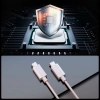 Kabel Spigen EB6020CC 60W + kabel USB-C / USB-C 200 cm - biały