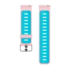Beline pasek Watch 20mm Double ColorSilicone różowo-niebieski pink/blue box
