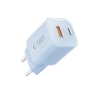 Ładowarka sieciowa Tech-Protect NCM33W 2-porty PD33W/QC3.0 - niebieska