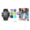 Smartwatch VELTORI VT120-1 Czarny Pasek Silikonowy