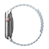UNIQ pasek Revix Apple Watch Series1/2/3/4/5/6/7/8/9/SE/SE2/Ultra/Ultra 2 42/44/45/49mm. Reversible Magnetic biały-niebieski/white-blue