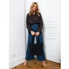Torebka shopper bag torba damska duża czarna na ramię shopperka a4 PETERSON